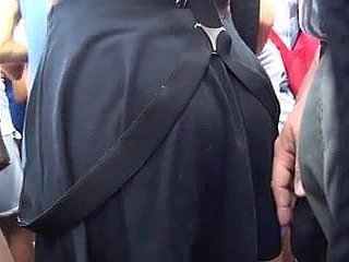 Bela bunda no ônibus