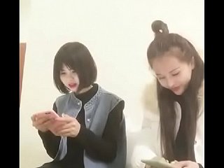 2 beautiful cave girls bonk 1 fucker