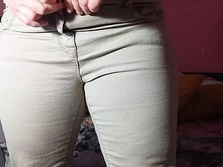 Anne kot pantolonda üvey oğlunu kızdır, sonra siktir ve fışkırt