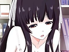ragazza Hentai ottiene facialed