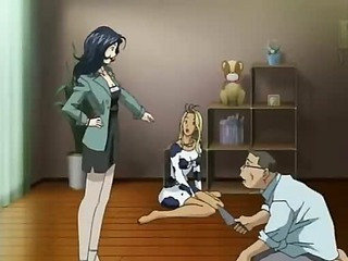 Hentai hostage was fucked before making