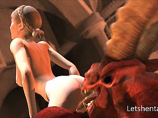 HD Devil Having it away Hentai